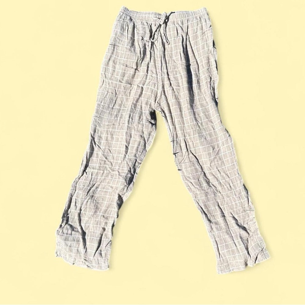 Beige Plaid Garment by Evidence